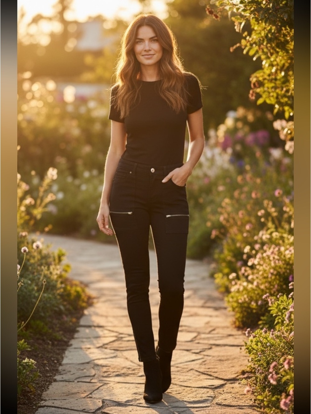 10 Joie Park Skinny Cargo Pants in Black